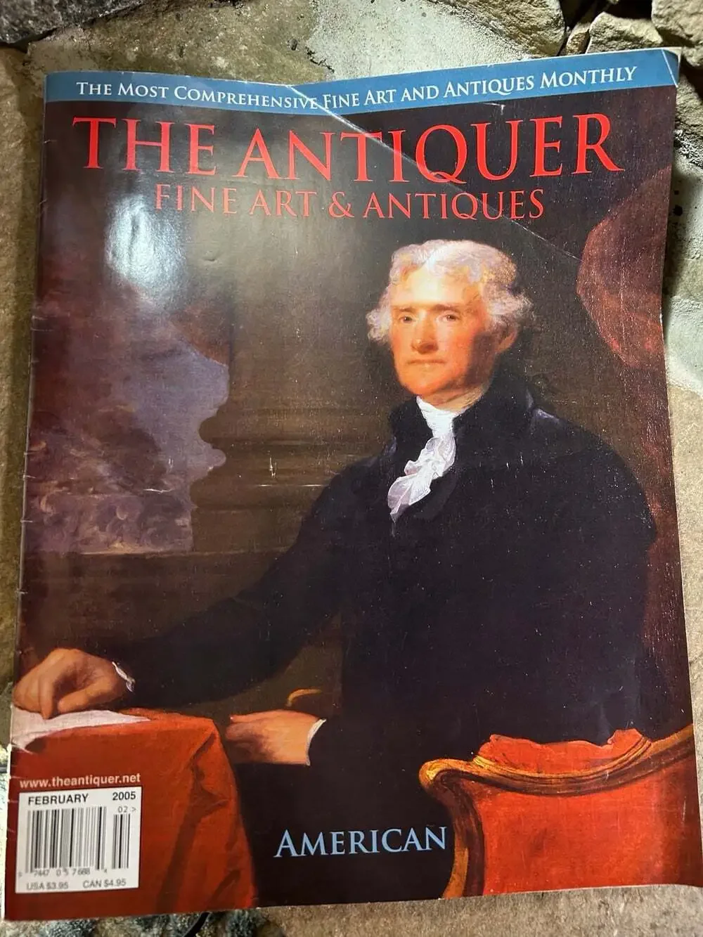 The Antiquer American Fine Art Magazine Feb 2005 Edition